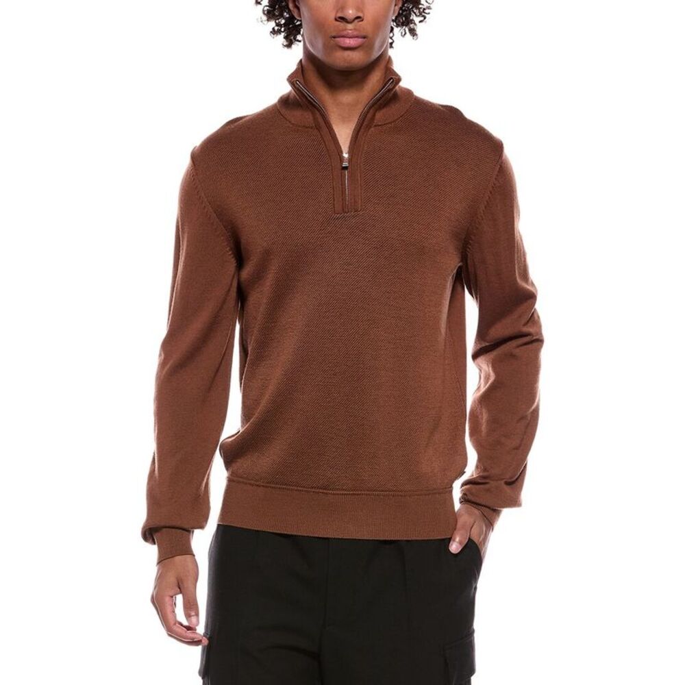 Hugo Boss Mens Boss Illario Wool 1/4-Zip